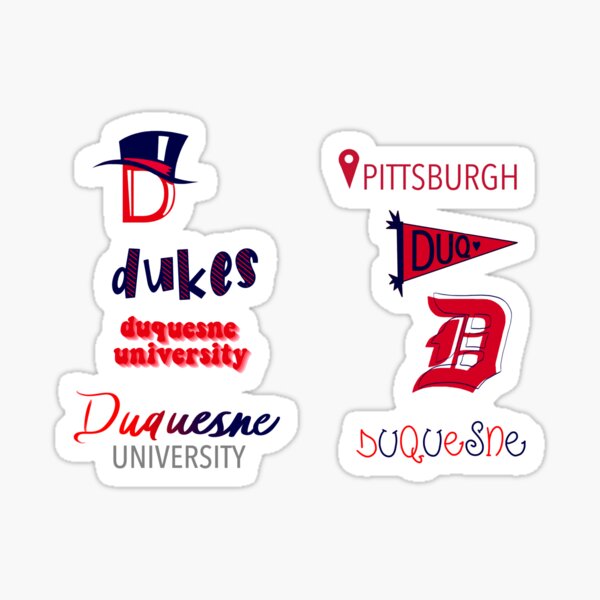"Duquesne University Sticker Pack" Sticker for Sale by Hannahbarkart
