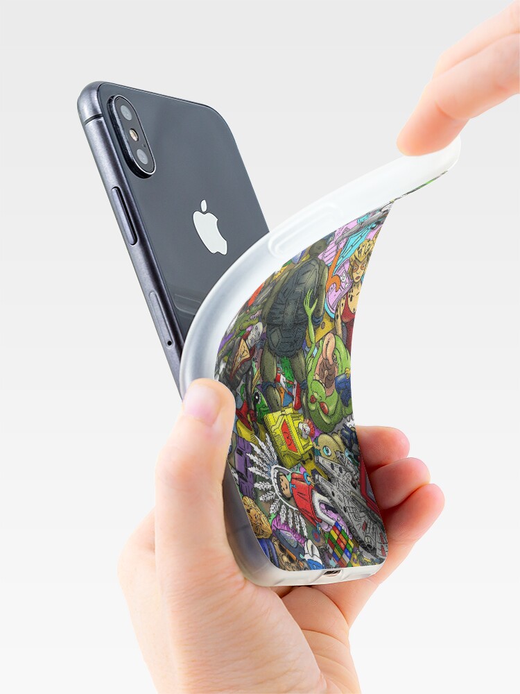 Alternate view of Retro Toy Box iPhone Case & Cover