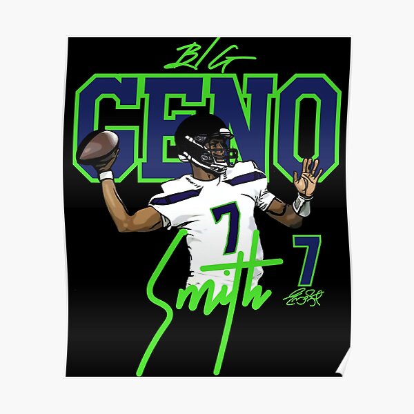 Rinkha Geno Smith Football Paper Poster Seahawks Hoodie