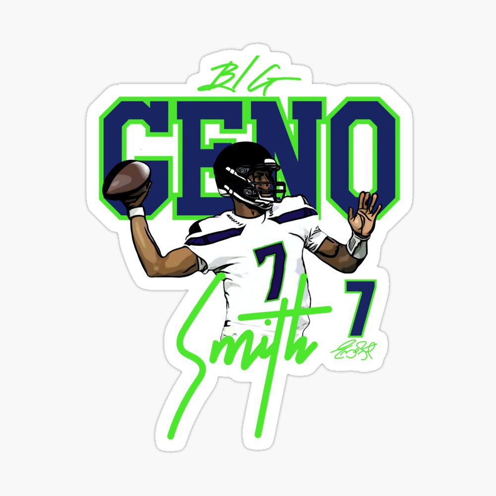 Rinkha Geno Smith Football Paper Poster Seahawks 5 T-Shirt