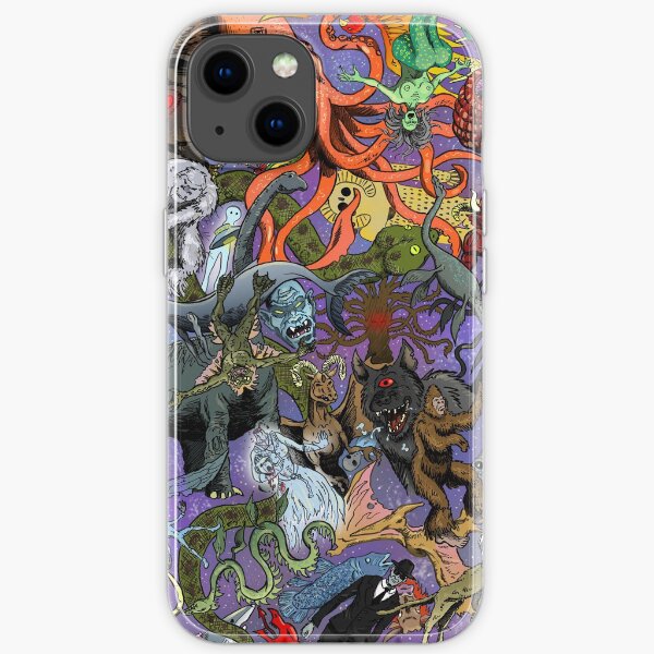 Cryptid Creatures and Mysterious Monsters iPhone Soft Case