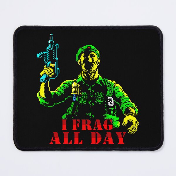 Item preview, I Frag All Day 8 bit art designed and sold by 8FistsofTees.
