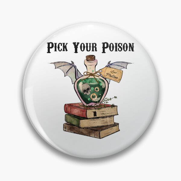 Item preview,  Vintage  and Scary Halloween Quote "pick your poison "   STICKER gift for boyfriend gift for girlfriend gift for best friend gift halloween freaks  designed and sold by GhostAmine.