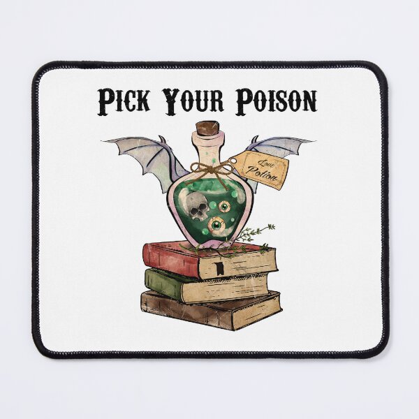 Item preview,  Vintage  and Scary Halloween Quote "pick your poison "   STICKER gift for boyfriend gift for girlfriend gift for best friend gift halloween freaks  designed and sold by GhostAmine.