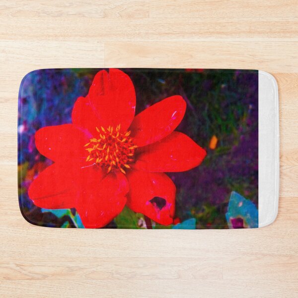 Item preview, Red Flower Motif designed and sold by Mircea Boboc.