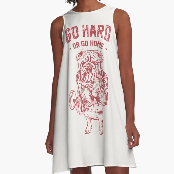 Design By Humans Go Hard or Go Home English Bulldog Mens Graphic Tank Top Design By Humans Go Hard or Go Home English Bulldog Mens Graphic Tank Top