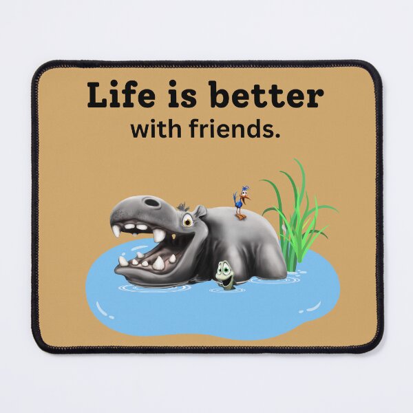 Item preview, LIFE IS BETTER WITH FRIENDS... designed and sold by MonkeyTales.