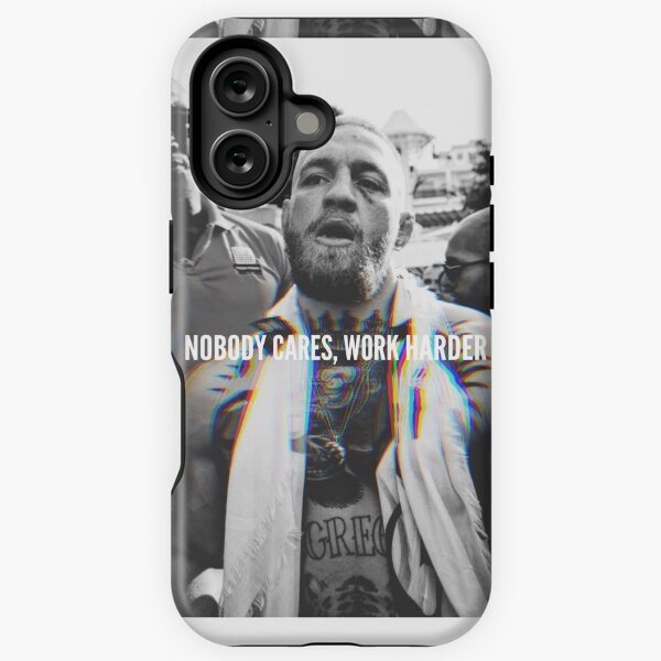 Artikel-Vorschau von Conor McGregor - Niemand kümmert sich darum, arbeite härter T-Shirt, designt und verkauft von CombatSport.