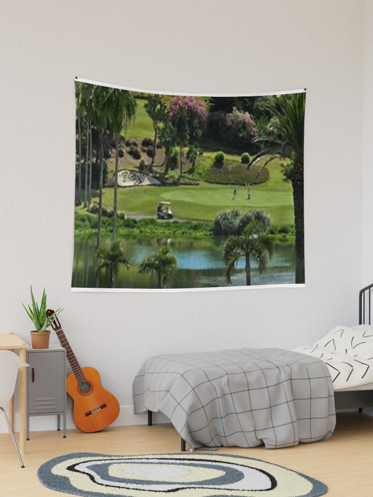 Golf discount course tapestry