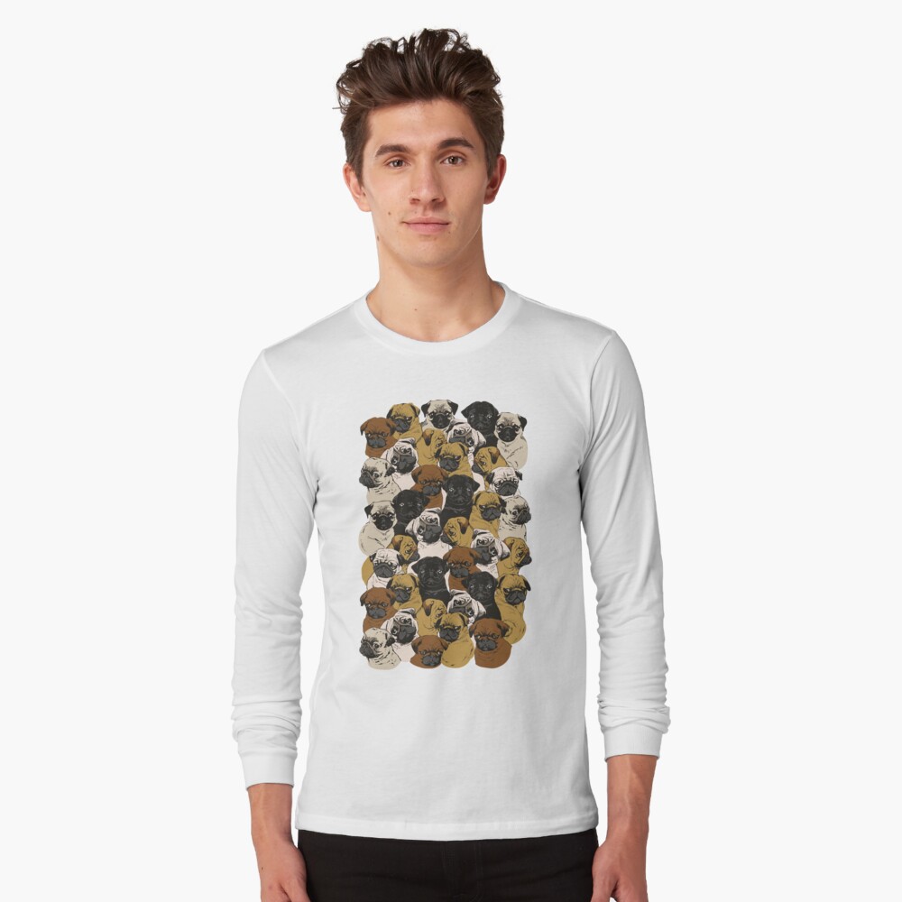 Vista previa del artículo con la obra «Camiseta de manga larga», diseñado y vendido por Huebucket.