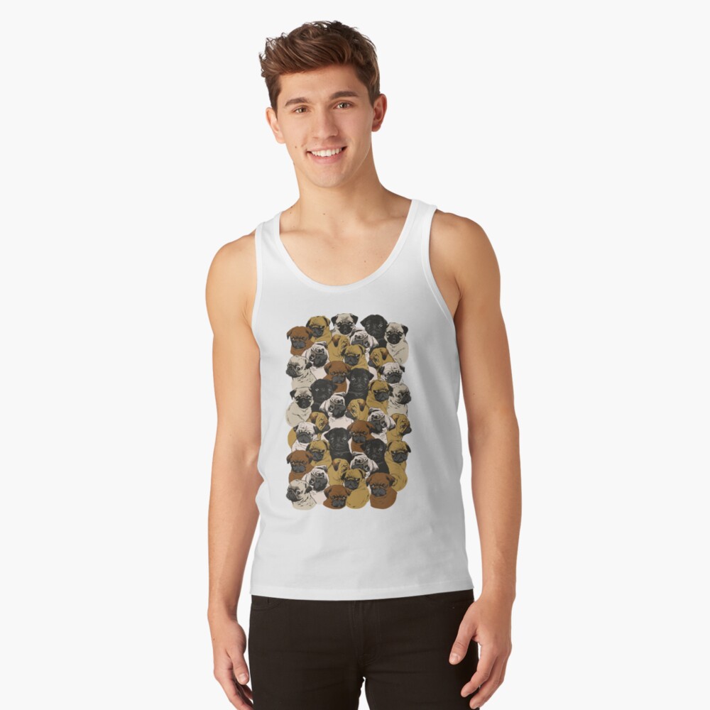Vista previa del artículo con la obra «Camiseta de tirantes», diseñado y vendido por Huebucket.