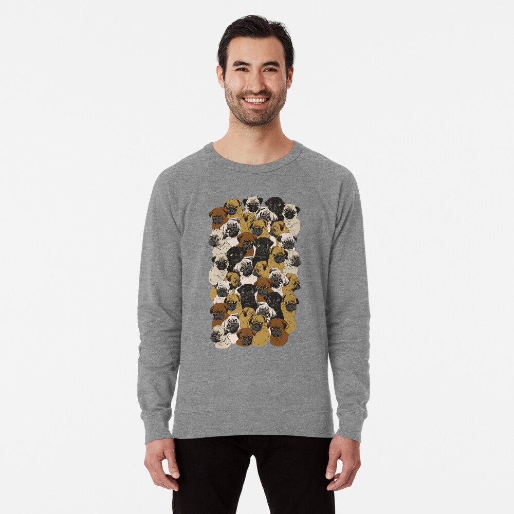 Vista previa del artículo con la obra «Sudadera ligera», diseñado y vendido por Huebucket.