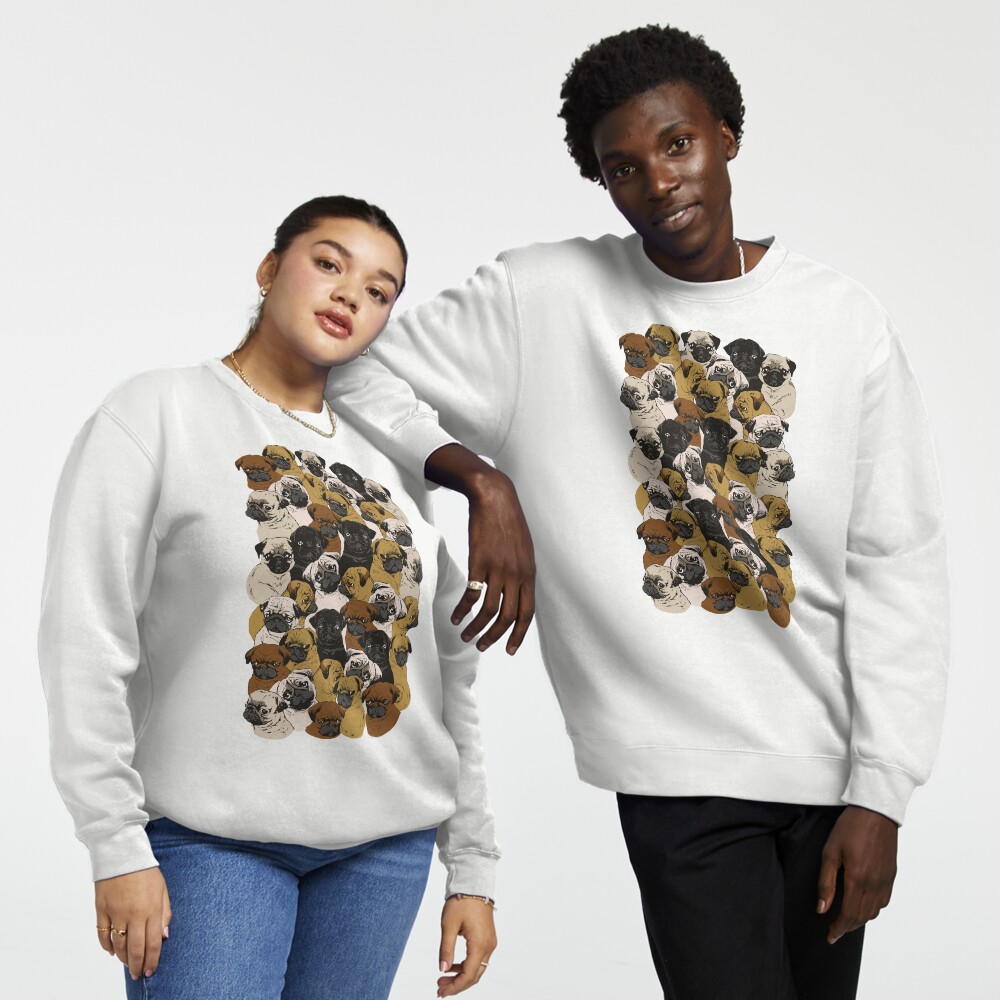 Vista previa del artículo con la obra «Sudadera sin capucha», diseñado y vendido por Huebucket.
