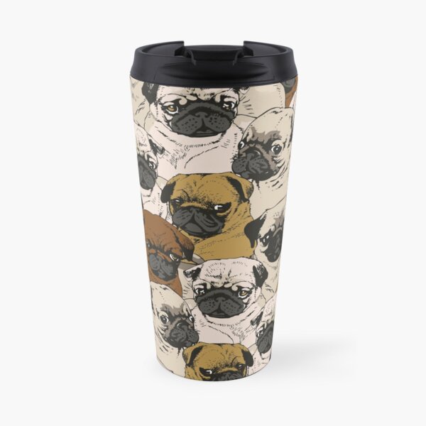 Social Pugs Travel Mug
