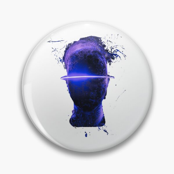 Item preview, Purple Neon Futuristic Face design designed and sold by Dven-Clothes.