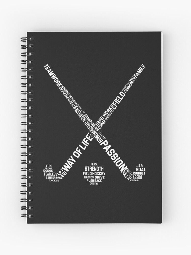 Field Hockey Goalie Spiral Notebook for Sale by hookfreaks