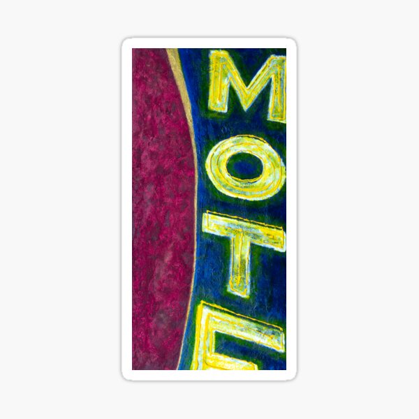 Motel Sticker