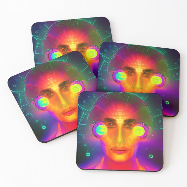 Item preview, Recall Rave Art 11: Astral Cosmic AI Illustration - Humanoid Space Connection designed and sold by Recall-Design.