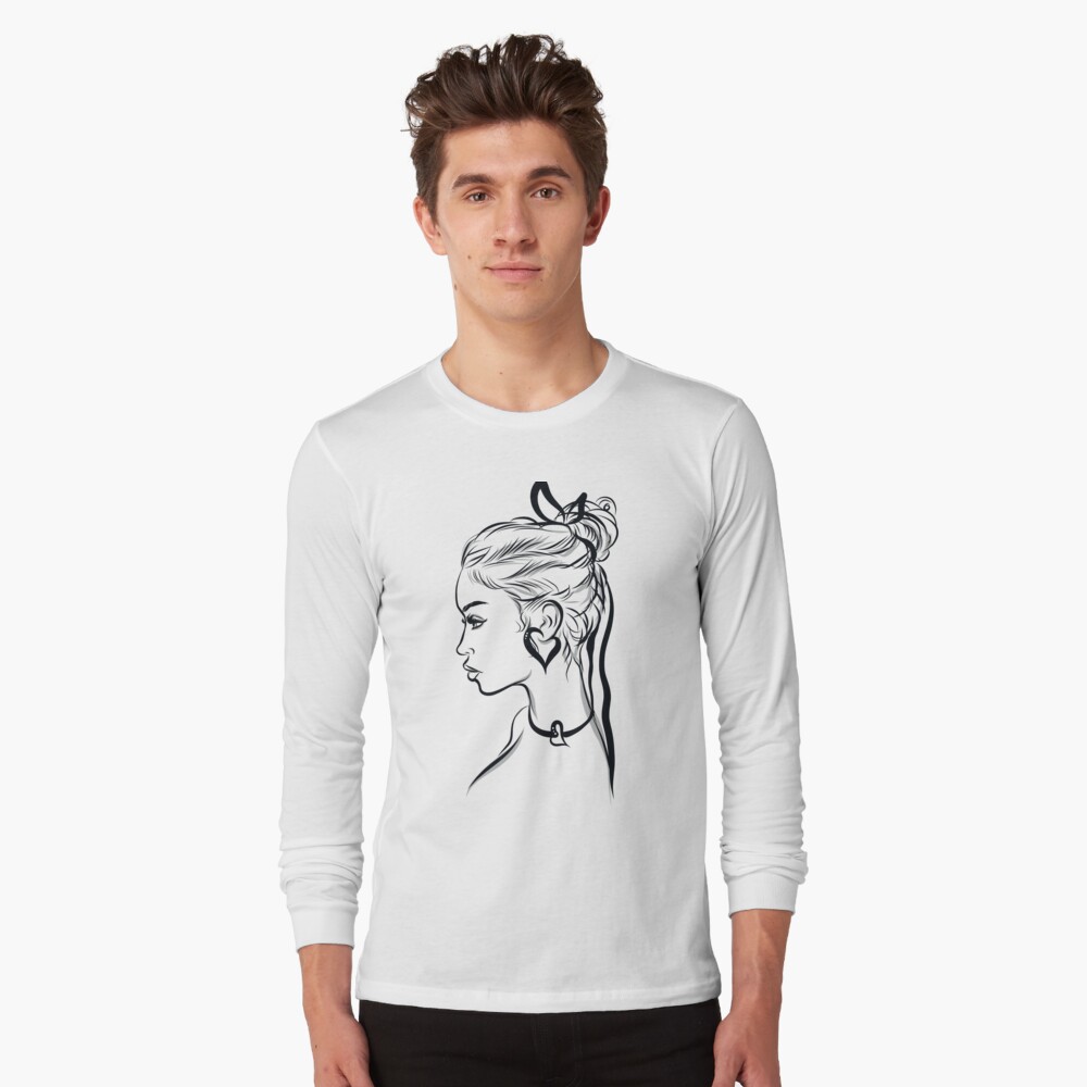 Aperçu de l'œuvre T-shirt manches longues créée et vendue par illustrart.