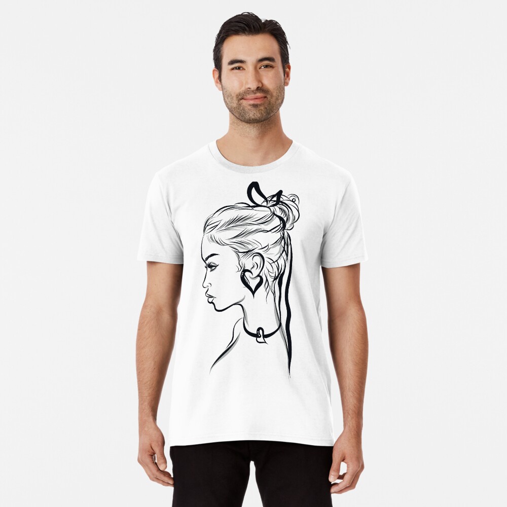 Aperçu de l'œuvre T-shirt premium créée et vendue par illustrart.