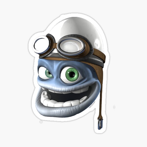 Crazy Frog Annoying Thing decal adhesive transparent sticker for bike,  scooter