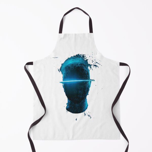 Item preview, Turquoise Neon Futuristic Face design designed and sold by Dven-Clothes.