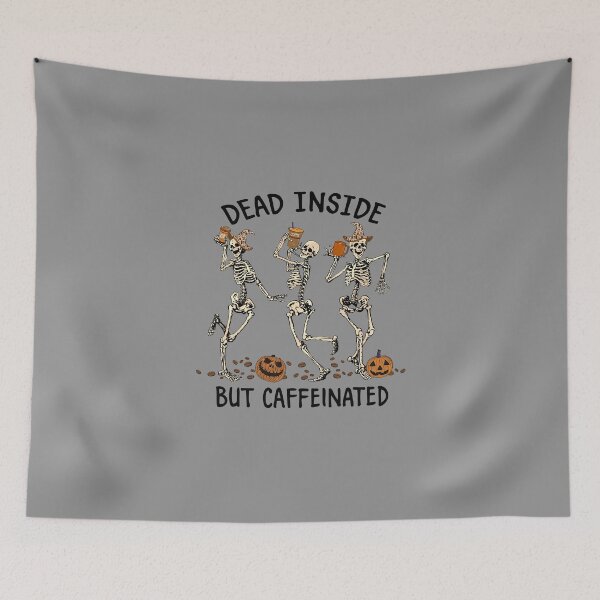 Item preview, dead inside but caffeinated,Vintage Pumpkin,wine,Costume Idea,Diy,Last Minute,Florence Pugh,Halloween Costume 2022,Ends,Esther,Halloween Ends,Invitation,Orphan,Scarry designed and sold by NAZIMNADIR.