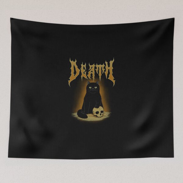 Item preview, Death Metal Cat Sticker designed and sold by mchughbesenh.