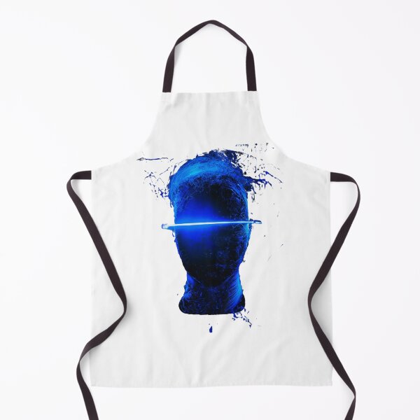 Item preview, Blue Neon Futuristic Face design designed and sold by Dven-Clothes.