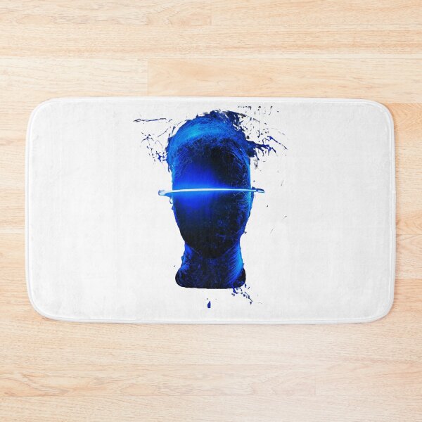 Item preview, Blue Neon Futuristic Face design designed and sold by Dven-Clothes.