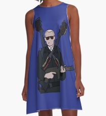 Vestido acampanado Fuzz caliente