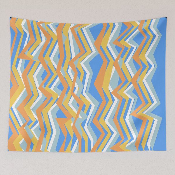 Item preview, overlapping zig zags designed and sold by CatsHappy.