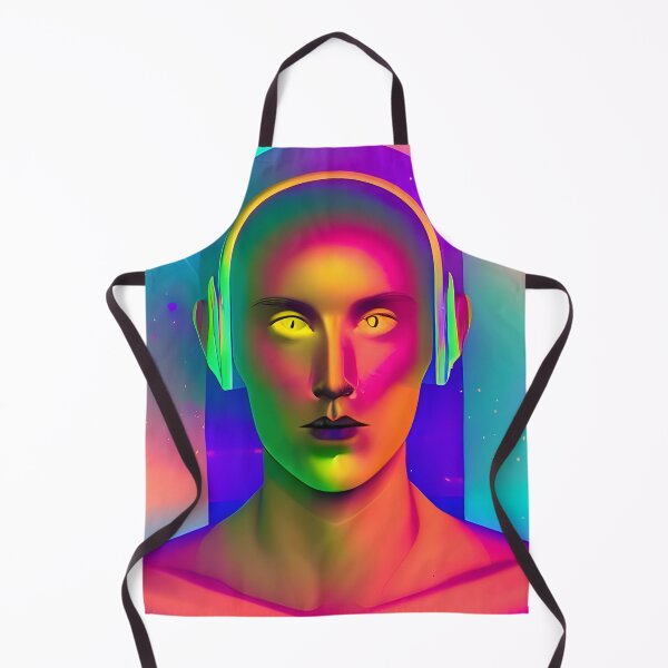 Item preview, Recall Rave Art 14: Astral Cosmic AI Illustration - Alien Humanoid DJ designed and sold by Recall-Design.