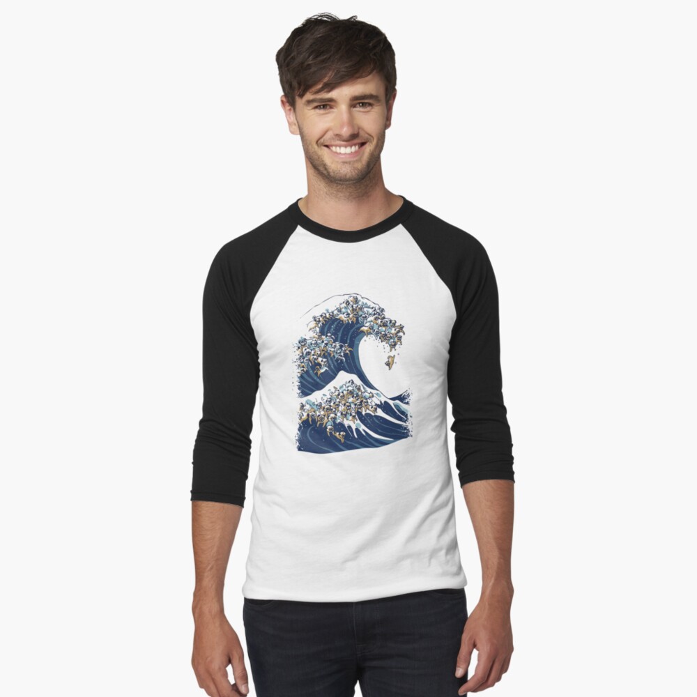 Item preview, Baseball ¾ Sleeve T-Shirt designed and sold by Huebucket.