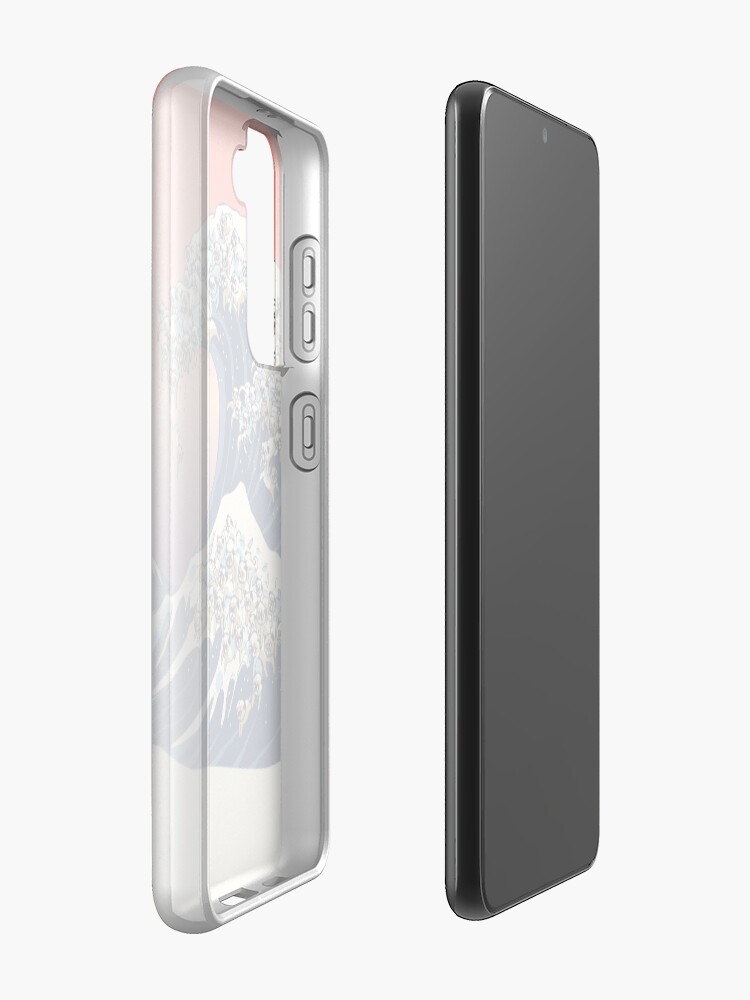 Alternate view of The Great Wave of Pug Case & Skin for Samsung Galaxy