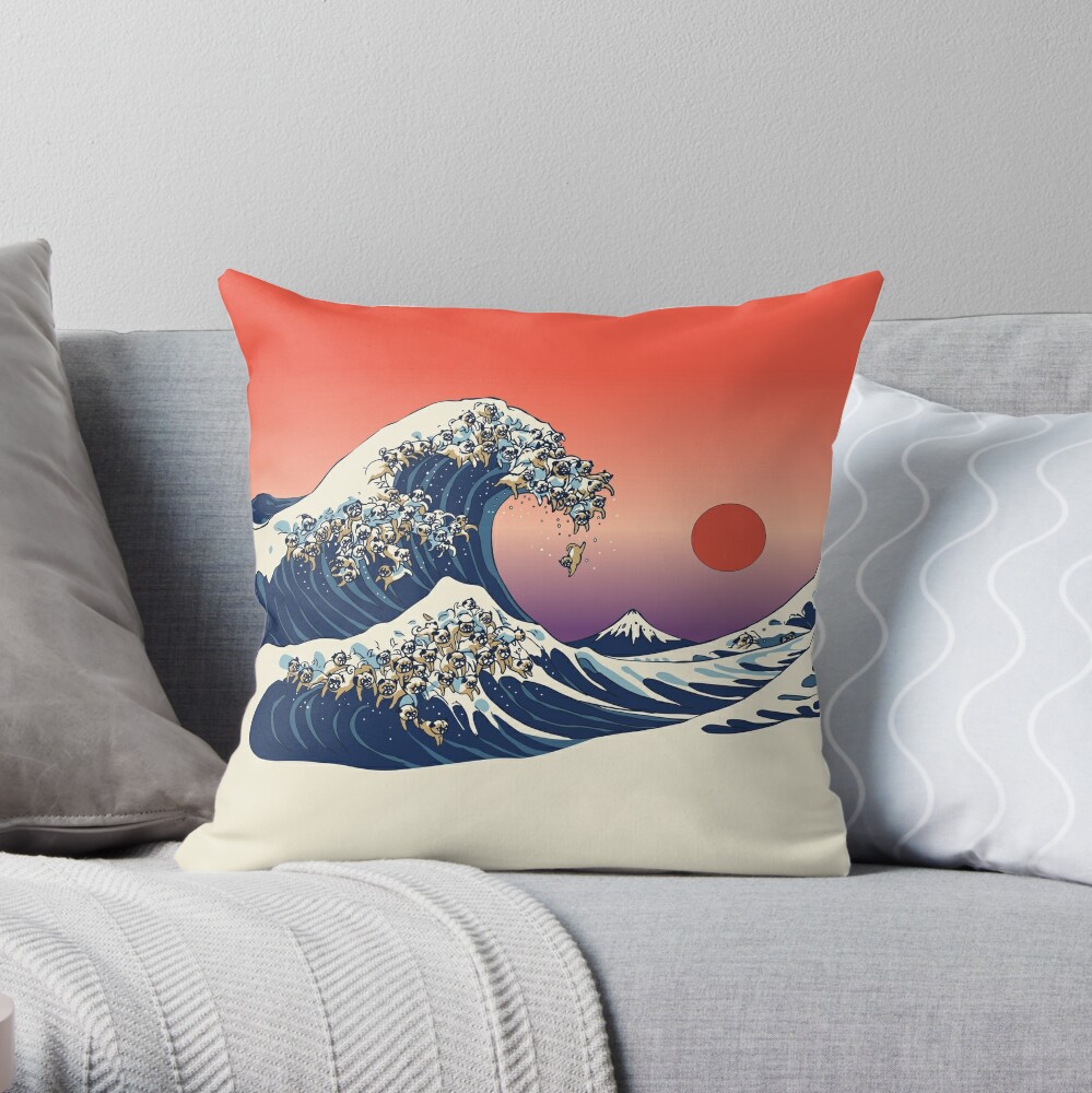 Item preview, Throw Pillow designed and sold by Huebucket.