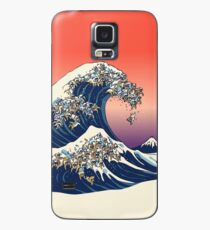 Funda/vinilo para Samsung Galaxy La gran ola de Bulldog Inglés