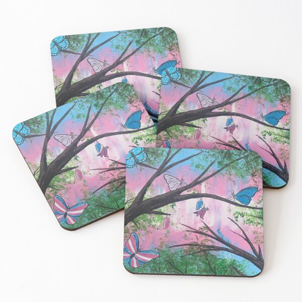 Item preview, Trans Pride Butterflies designed and sold by Nicholas Balint.