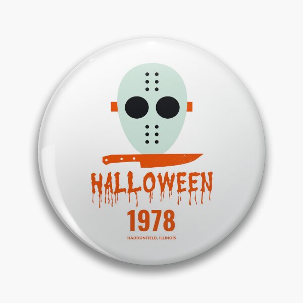 Item preview, Halloween 1978, Holiday classic Haddonfield Spooky Face Mask & Knife Design designed and sold by WBP Mart.