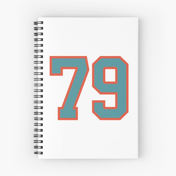 Item preview, 79 number, aqua orange lucky sports seventy nine designed and sold by ArtIsParty.
