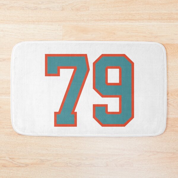 Item preview, 79 number, aqua orange lucky sports seventy nine designed and sold by ArtIsParty.