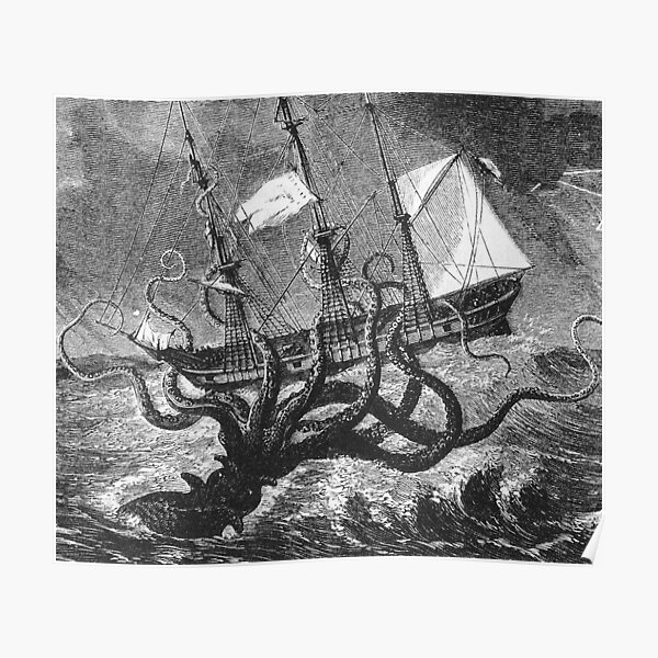kraken-rules-the-sea-poster-for-sale-by-nakamoto99-redbubble