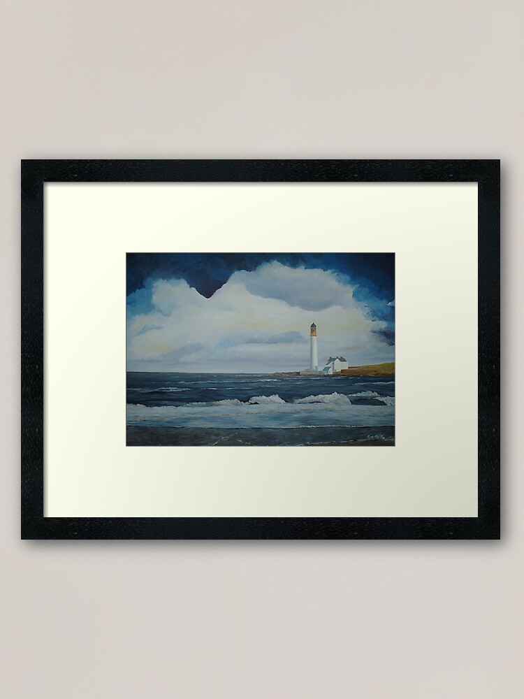 Thumbnail 2 of 7, Framed Art Print, Montrose Lighthouse designed and sold by ericmeikle.