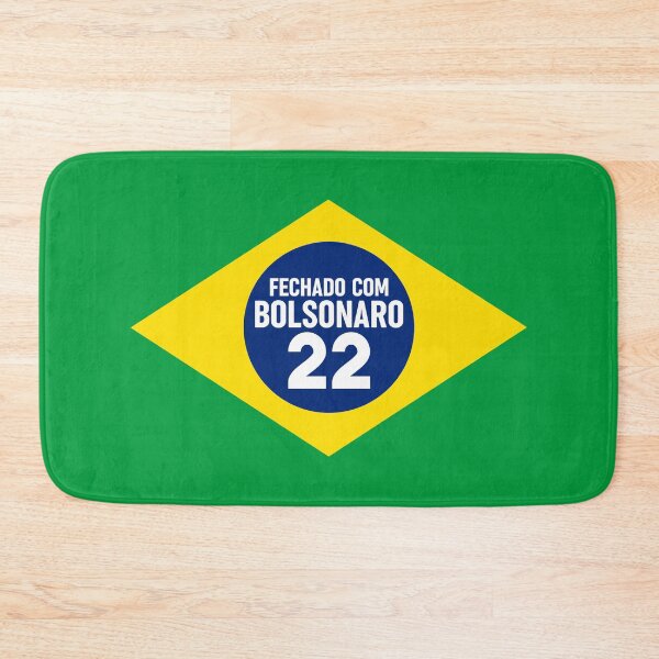 Item preview, Fechado Com Bolsonaro 22, Bandera de Brasil Bandeira do Brasil designed and sold by rachimariposa.