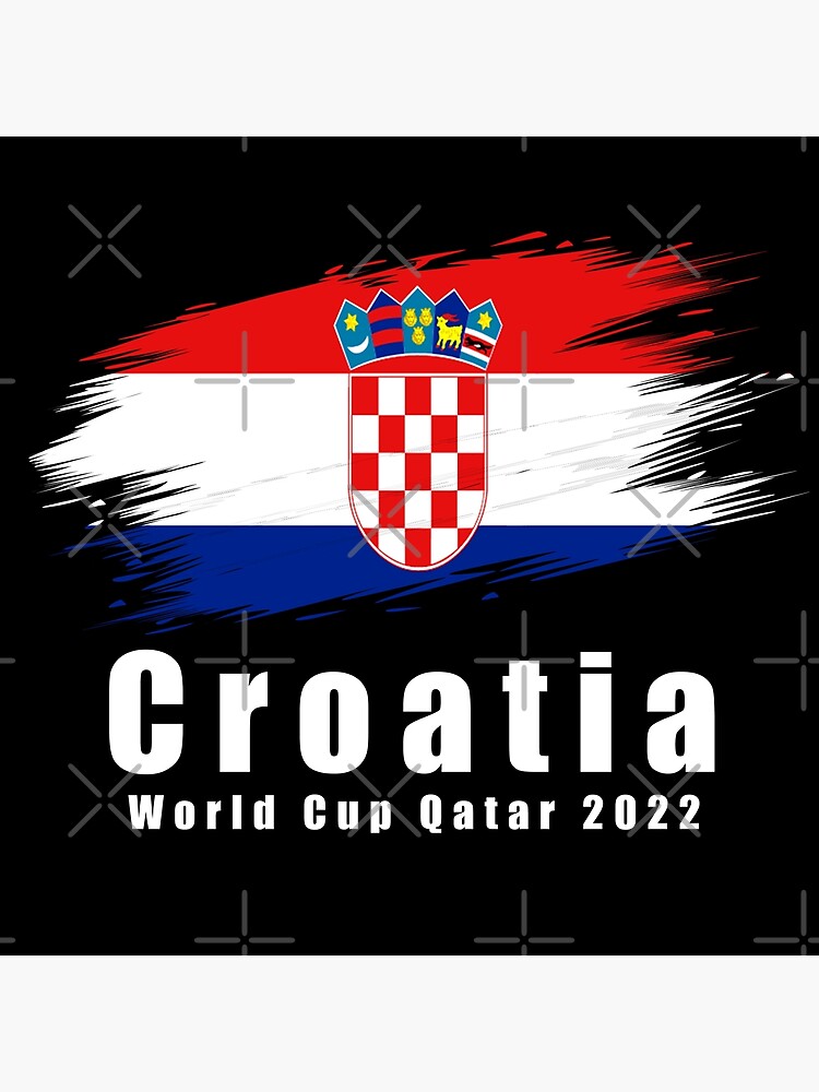 Disover FIFA World Cup 2022 Croatia Premium Matte Vertical Poster