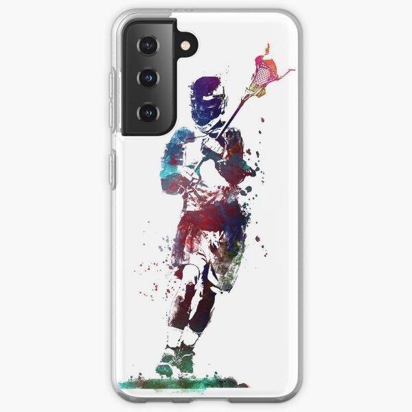 Lacrosse player art 2 #sport #lacrosse Samsung Galaxy Soft Case