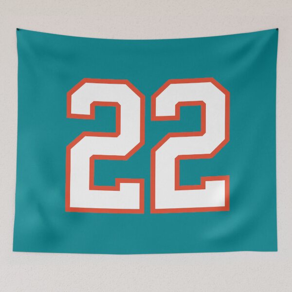 Item preview, Sports Number 22, white orange color lucky sport twenty two designed and sold by ArtIsParty.