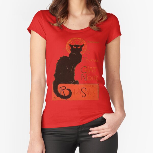 Tournee Du Chat Noir - After Steinlein Fitted Scoop T-Shirt