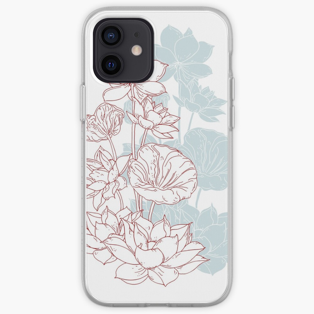 "Lotus " iPhone Case & Cover by valgd Redbubble