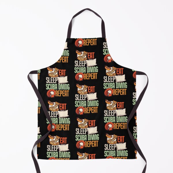 Item preview, Eat Sleep Scuba Diving Repeat Scuba Diving Funny designed and sold by RomanStowell.